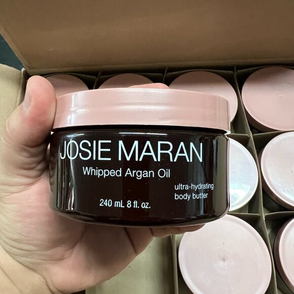 lot 24 Josie Maran Whipped Argan Oil 8 OZ BODY BUTTER BAKED LEMON BLISS SEALED - Picture 1 of 5